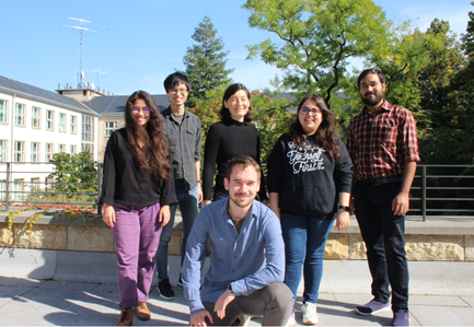 group photo of six persons belonging to Single Molecule Machines Research Group